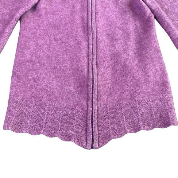 McDonald New Zealand Zip-Down Cardigan Sweater Wool Possum Size XS Women's - Picture 4 of 12